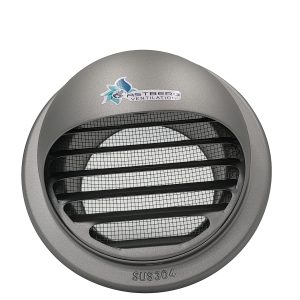 ASTBERG Stainless Steel Cowl Matte Powder Coated SUS304 (100mm/4") Cowl with Bird mesh/Chimney Cowl/Exhaust Vent