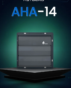 Astberg AHA14 12x12 Powder Coated Propeller Wall Exhaust Ventilation Fan With Shutters 710CHM